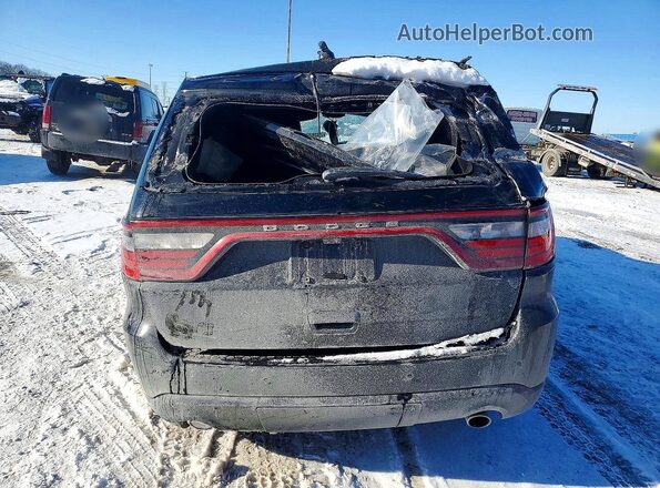 1C4SDJCT5KC721974 2019 DODGE DURANGO Black Widok z tyłu