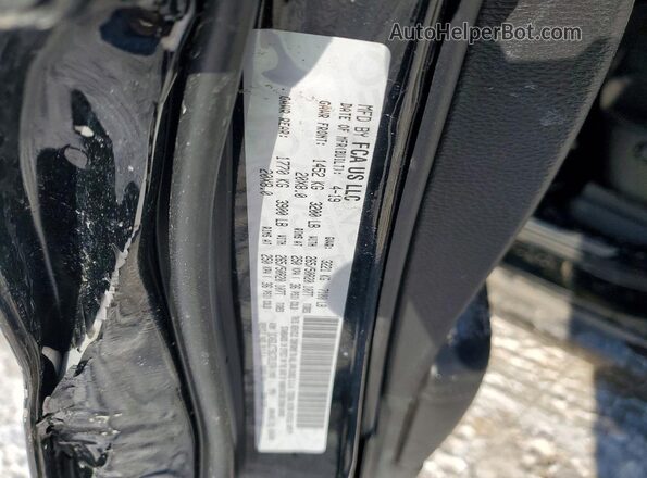 1C4SDJCT5KC721974 2019 DODGE DURANGO Black Widok komory silnika