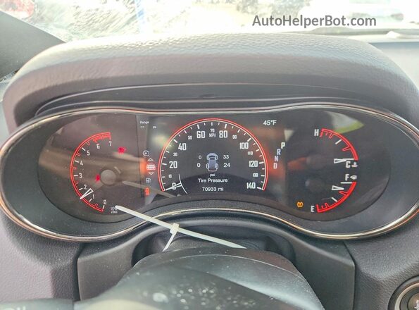 1C4SDJCT5KC825042 2019 DODGE DURANGO Серый Вид щитка приборов