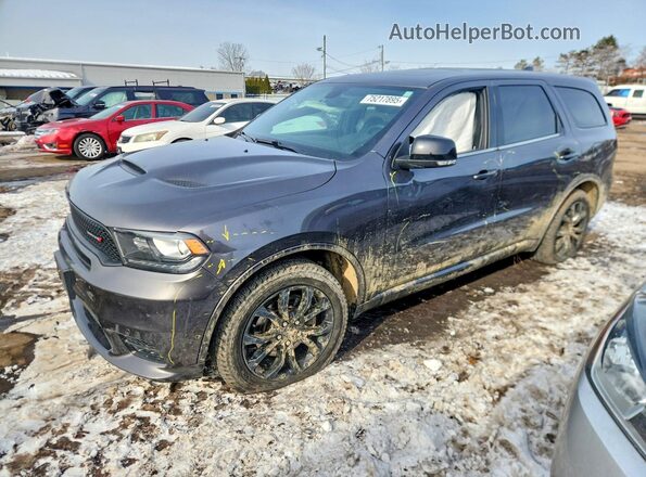 1C4SDJCT5KC825042 2019 DODGE DURANGO Серый Передняя левая четверть
