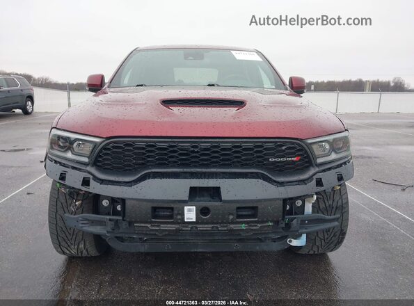 1C4SDJCT5NC134274 2022 DODGE DURANGO Темно-бордовый Вид спереди