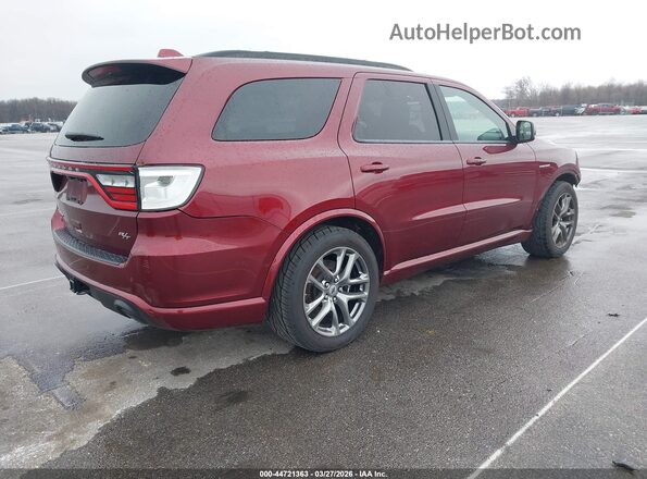 1C4SDJCT5NC134274 2022 DODGE DURANGO Темно-бордовый Задняя правая четверть