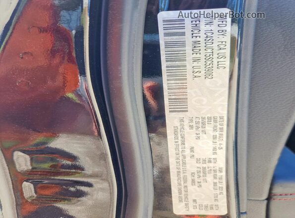 1C4SDJCT5SC539062 2025 DODGE DURANGO Black Widok naklejki z numerem VIN