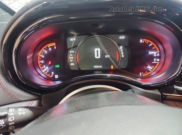 1C4SDJCT6TC181245 2026 DODGE DURANGO Black Widok zestawu wskaźników