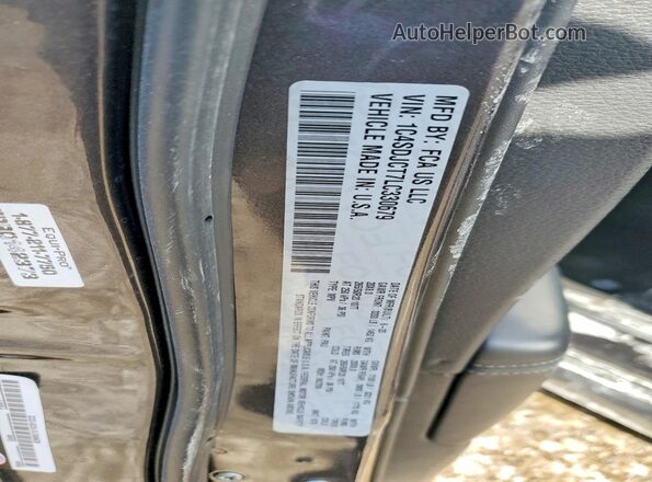 1C4SDJCT7LC330679 2020 DODGE DURANGO Black Вид наклейки з VIN-кодом