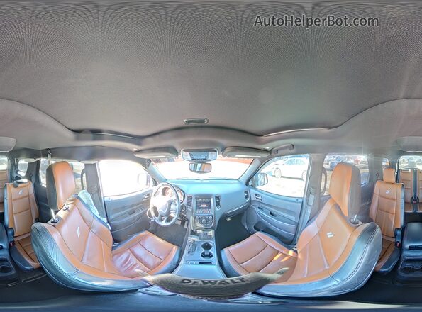 1C4SDJCT7LC330679 2020 DODGE DURANGO Black Панорамний вид салону 360°