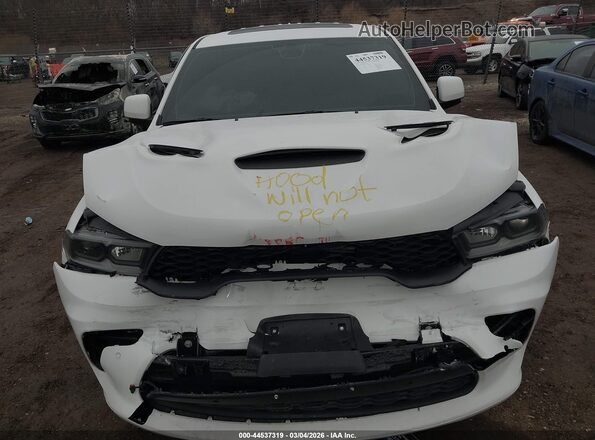 1C4SDJCT7MC662140 2021 DODGE DURANGO Белый Вид сзади