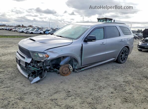 1C4SDJCT8KC605930 2019 DODGE DURANGO Серебряный Передняя левая четверть
