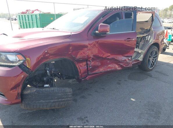 1C4SDJCT9JC209195 2018 DODGE DURANGO Красный Вид спереди