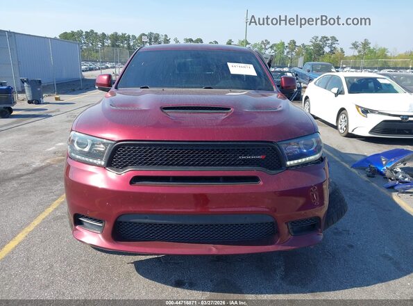 1C4SDJCT9JC209195 2018 DODGE DURANGO Красный Вид щитка приборов