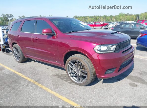 1C4SDJCT9JC209195 2018 DODGE DURANGO Красный Передняя правая четверть