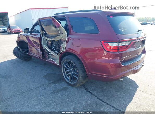 1C4SDJCT9JC209195 2018 DODGE DURANGO Красный Задняя левая четверть