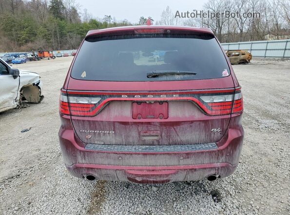 1C4SDJCTXKC723090 2019 DODGE DURANGO Maroon Հետևի տեսք