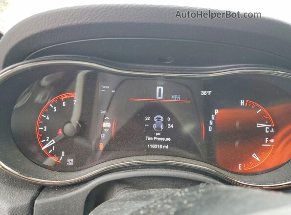 1C4SDJCTXKC723090 2019 DODGE DURANGO Maroon Սարքավորումների վահանակի տեսք