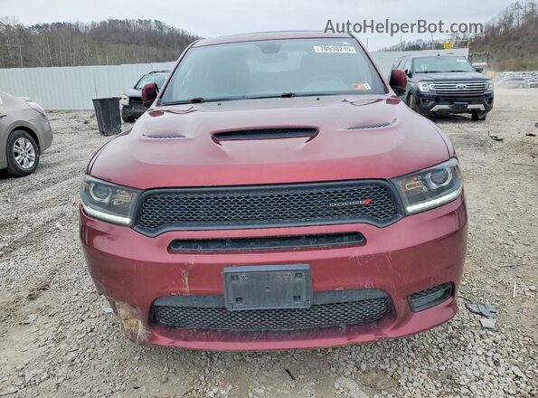1C4SDJCTXKC723090 2019 DODGE DURANGO Maroon Դիմացի տեսք