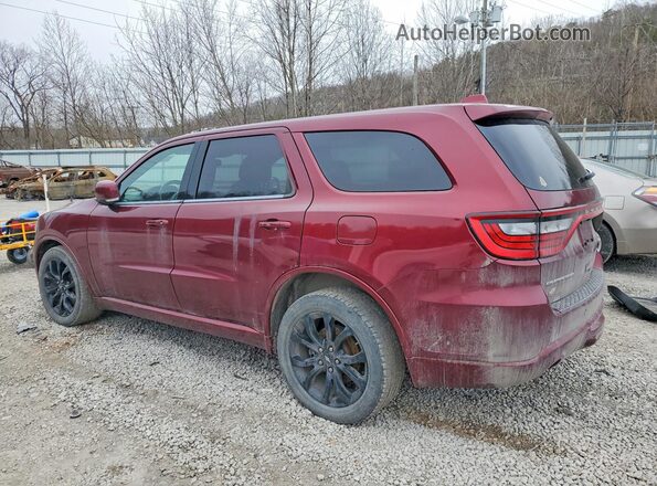 1C4SDJCTXKC723090 2019 DODGE DURANGO Maroon Հետևի ձախ