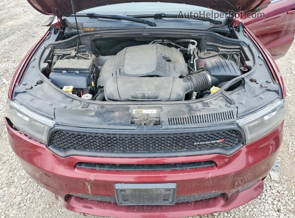 1C4SDJCTXKC723090 2019 DODGE DURANGO Maroon Շարժիչի բաժամունքի տեսք