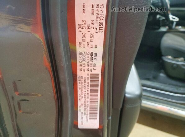 1C4SDJFT5KC652831 2019 DODGE DURANGO Серый Вид наклейки с VIN-кодом