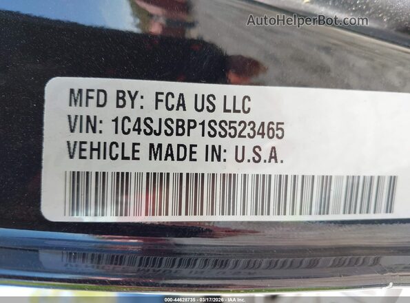 1C4SJSBP1SS523465 2025 JEEP WAGONEER L Черный Вид подкапотного пространства