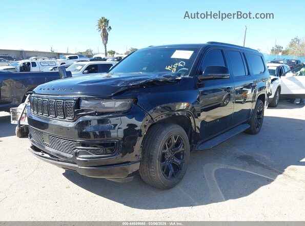 1C4SJSBP4RS117920 2024 JEEP WAGONEER L Черный Передняя левая четверть