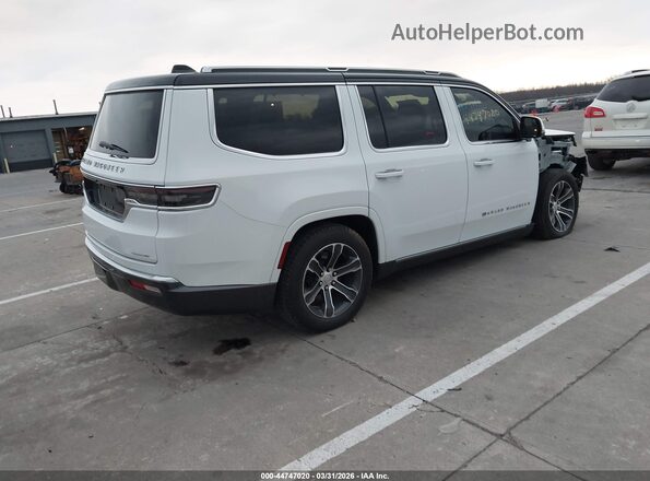 1C4SJVEJ8NS113565 2022 JEEP GRAND WAGONEER Белый Задняя правая четверть