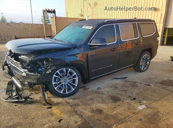1C4SJVGP3PS504501 2023 JEEP GRAND Черный Передняя левая четверть