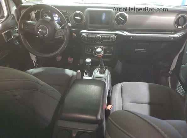 1C6HJTAG0ML526749 2021 JEEP GLADIATOR Белый Вид панели приборов