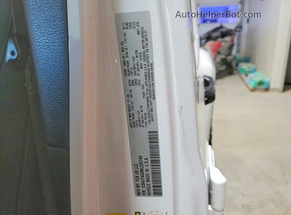 1C6HJTAG0ML526749 2021 JEEP GLADIATOR Белый Вид наклейки с VIN-кодом