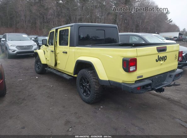 1C6HJTAG0PL508076 2023 JEEP GLADIATOR Желтый Задняя левая четверть