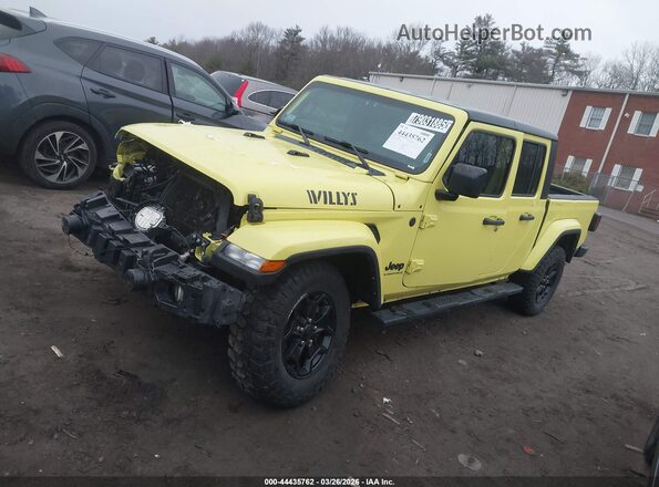 1C6HJTAG0PL508076 2023 JEEP GLADIATOR Желтый Панорамный вид салона 360°