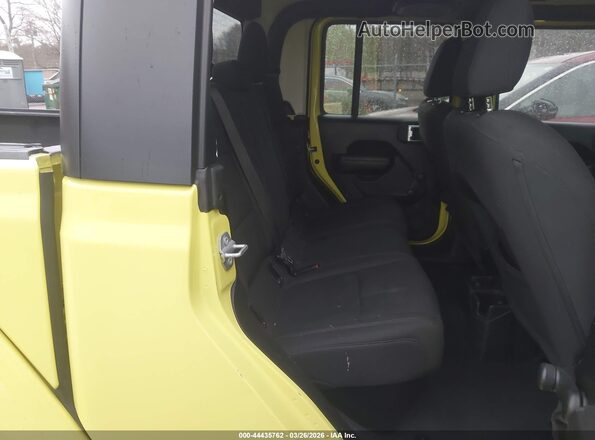 1C6HJTAG0PL508076 2023 JEEP GLADIATOR Желтый Вид наклейки с VIN-кодом