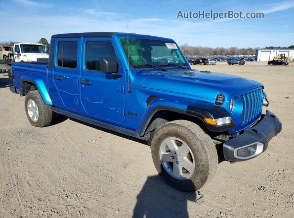 1C6HJTAG3PL561922 2023 JEEP GLADIATOR Blue Delantero derecho