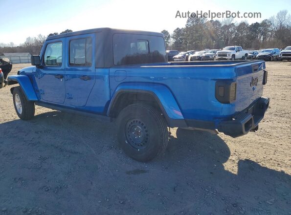 1C6HJTAG3PL561922 2023 JEEP GLADIATOR Blue Trasero izquierdo