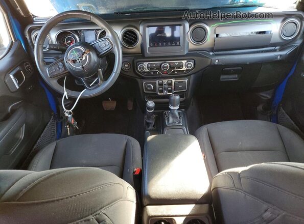 1C6HJTAG3PL561922 2023 JEEP GLADIATOR Blue Vista del salpicadero