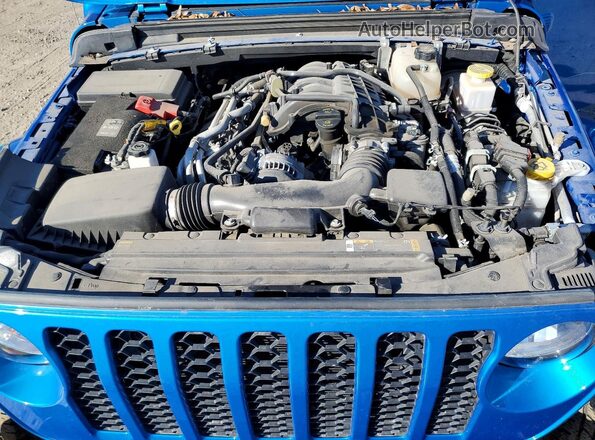 1C6HJTAG3PL561922 2023 JEEP GLADIATOR Blue Vista interior trasera