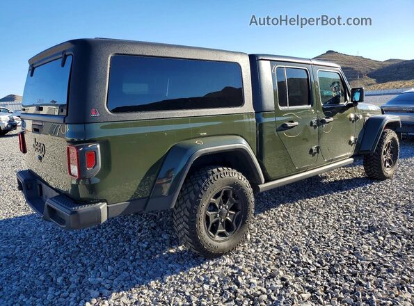 1C6HJTAG4ML591829 2021 JEEP GLADIATOR Green Tył prawy
