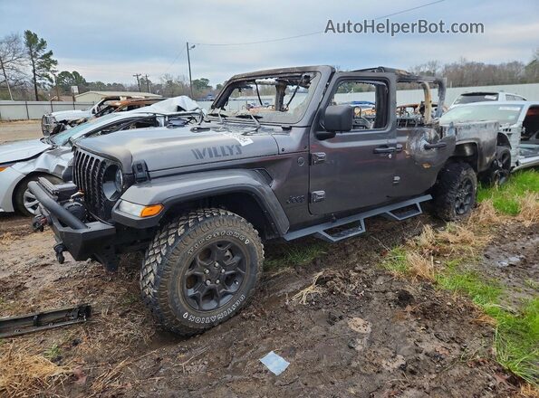 1C6HJTAG4PL565235 2023 JEEP GLADIATOR Gray Vista tres cuartos delantera izquierda