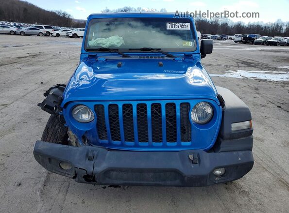 1C6HJTAG5LL164206 2020 JEEP GLADIATOR Синий Вид спереди