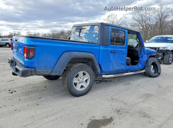 1C6HJTAG5LL164206 2020 JEEP GLADIATOR Синий Задняя правая четверть