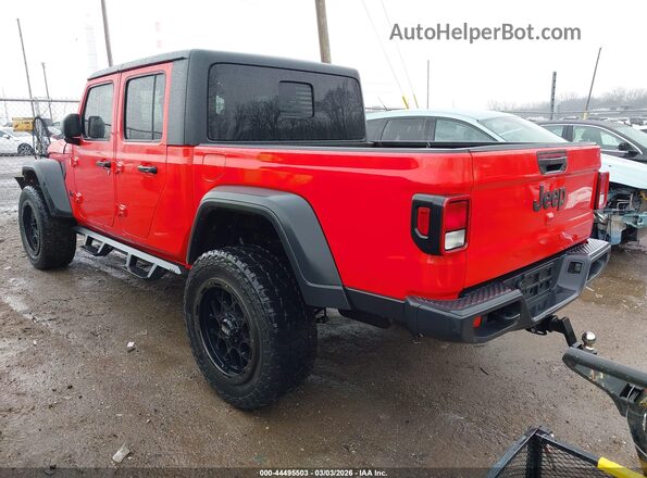 1C6HJTAG6LL158494 2020 JEEP GLADIATOR Red Tył lewy