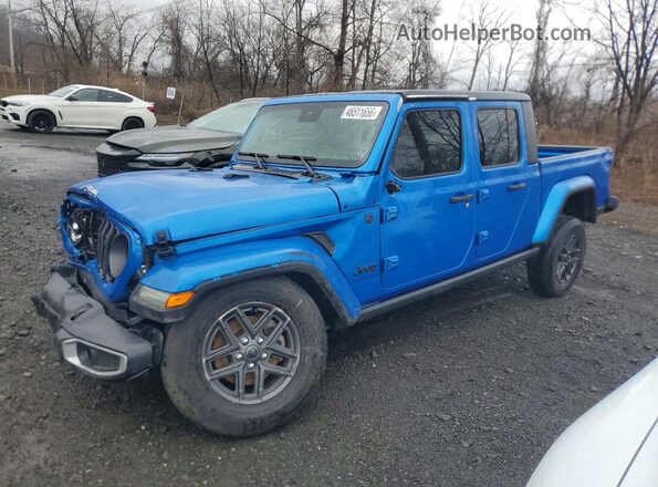 1C6HJTAG7RL105800 2024 JEEP GLADIATOR Blue Przód lewy