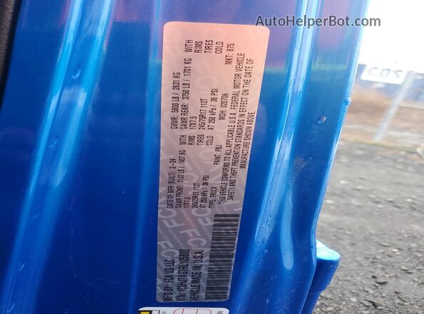 1C6HJTAG7RL105800 2024 JEEP GLADIATOR Blue Widok komory silnika