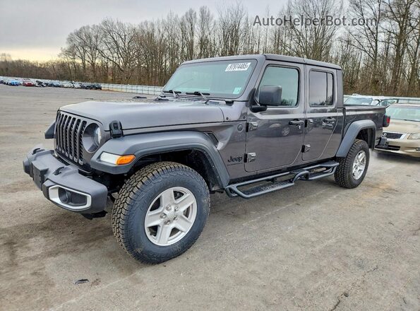 1C6HJTAG8PL523313 2023 JEEP GLADIATOR Gray Передня ліва чверть