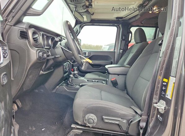 1C6HJTAG8PL523313 2023 JEEP GLADIATOR Gray Вид салону спереду