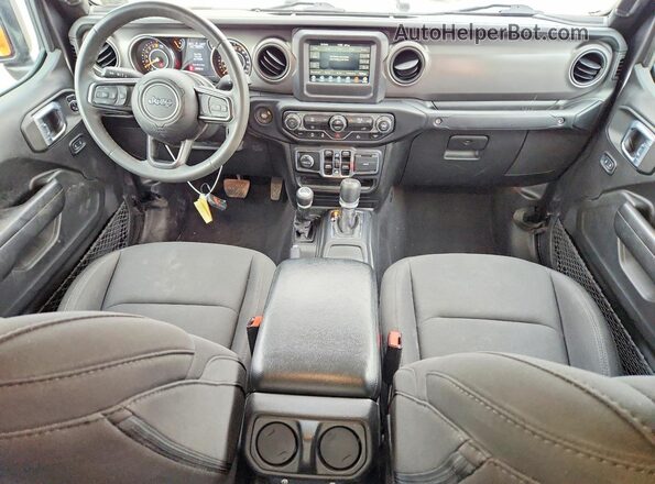 1C6HJTAG8PL523313 2023 JEEP GLADIATOR Gray Вид панелі приладів