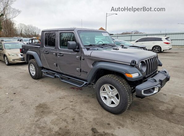 1C6HJTAG8PL523313 2023 JEEP GLADIATOR Gray Передня права чверть