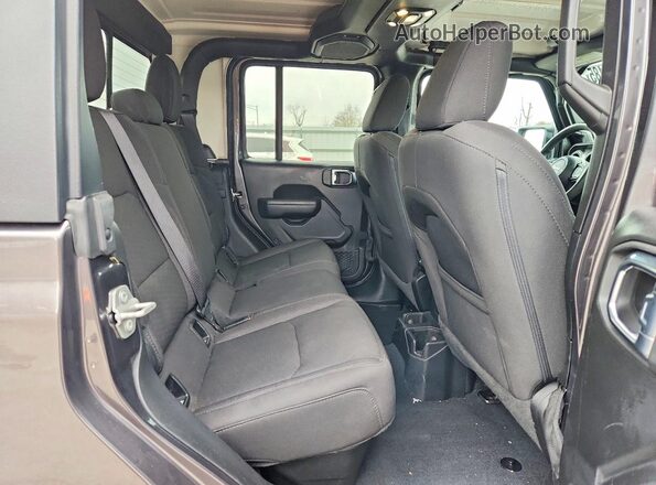 1C6HJTAG8PL523313 2023 JEEP GLADIATOR Gray Вид задньої частини салону
