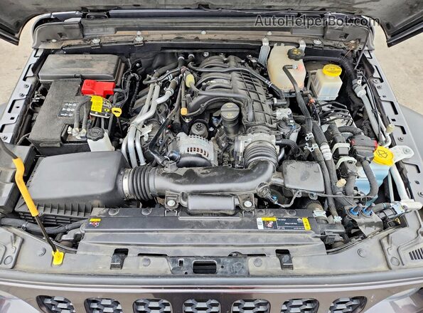 1C6HJTAG8PL523313 2023 JEEP GLADIATOR Gray Вид підкапотного простору