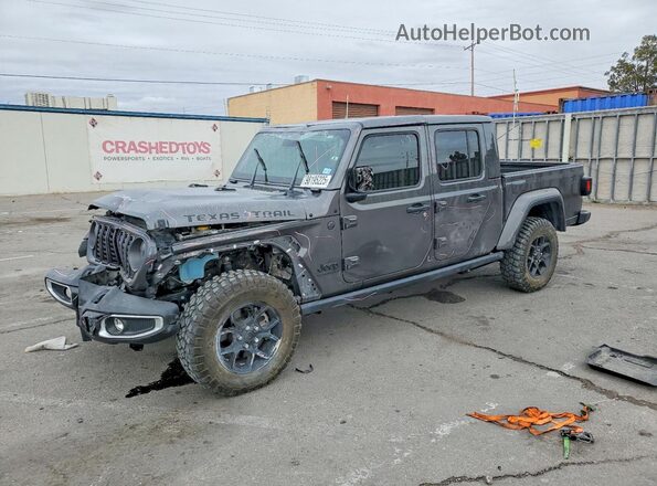 1C6HJTAG8RL130673 2024 JEEP GLADIATOR Gray Передня ліва чверть