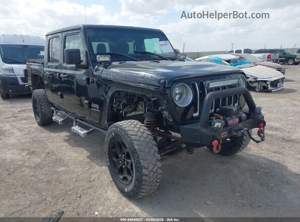 1C6HJTFG4ML546222 2021 JEEP GLADIATOR Черный Передняя правая четверть
